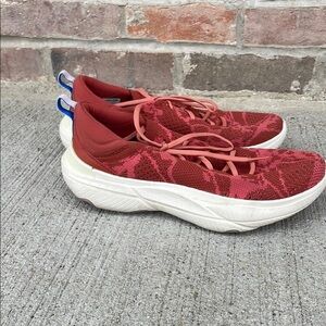 SOREL Explorer Blitz Stride Lace Sneaker sz 7.5 Pink Coral Orange